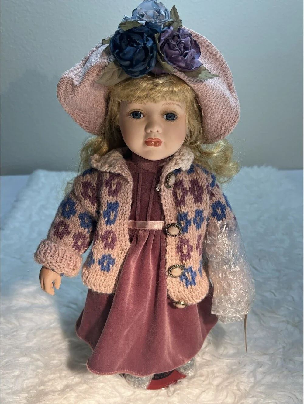 1998 BOYDS COLLECTION YESTERDAY’S CHILD PORCELAIN DOLL 17” ELIZABETH #5937